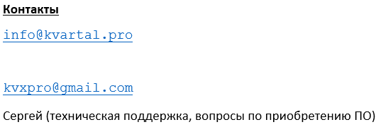 контакты