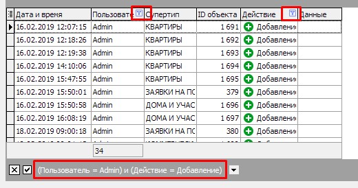 Статистика, аудит действий пользователя в программе Квартал ПРО Статистика, аудит действий пользователя в программе Квартал ПРО